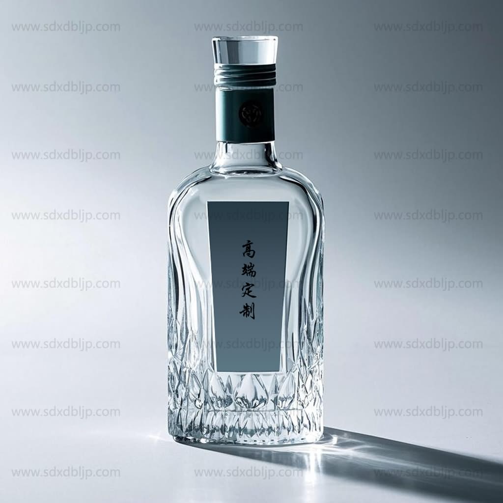  晶白酒瓶-006  